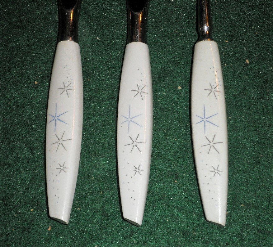 Vintage "Mode Danish" Dinner Carving Set 3 Piece Sheffield