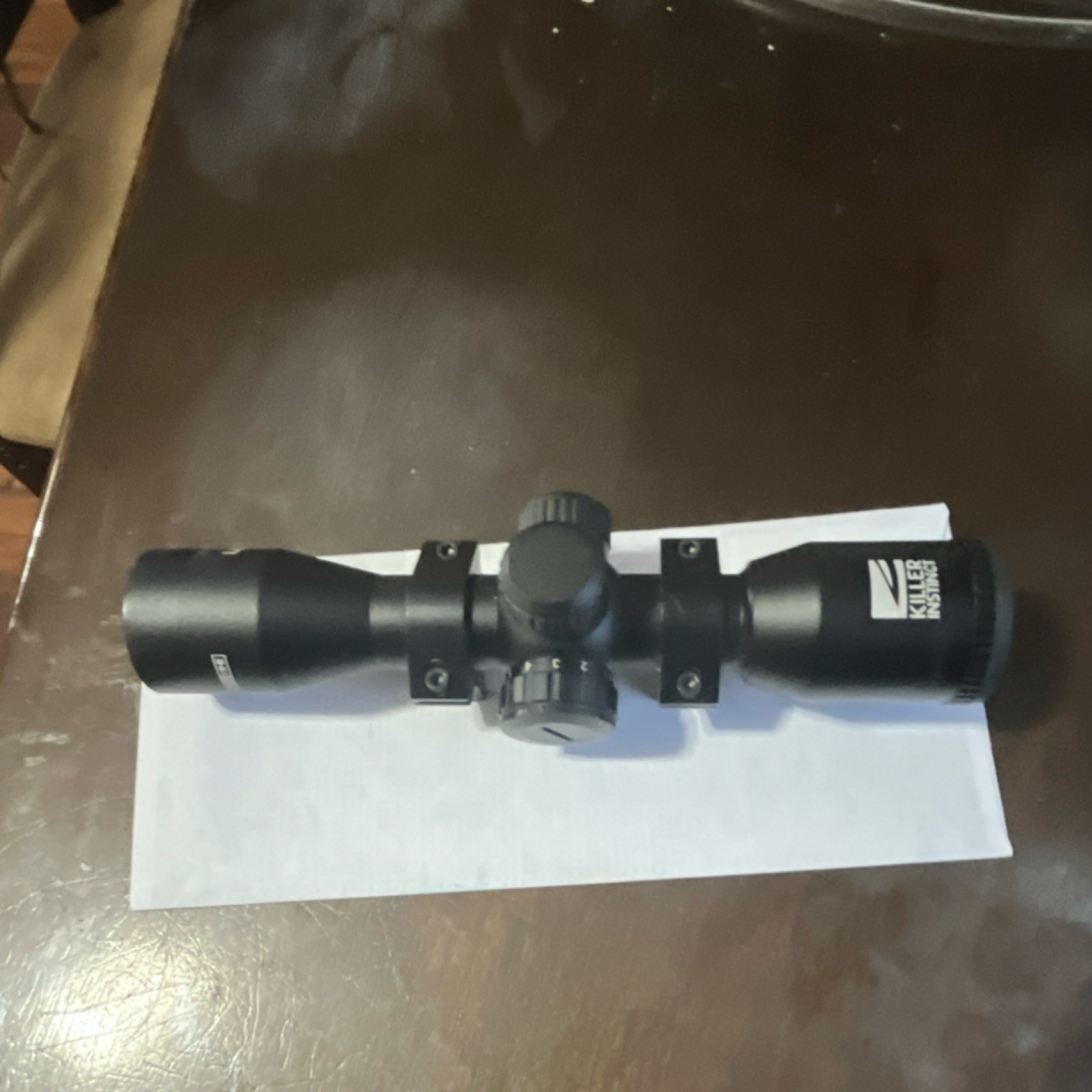 Killer Instinct Lumix 4x32 IR-E Crossbow Scope Black Illuminated Reticle Optics