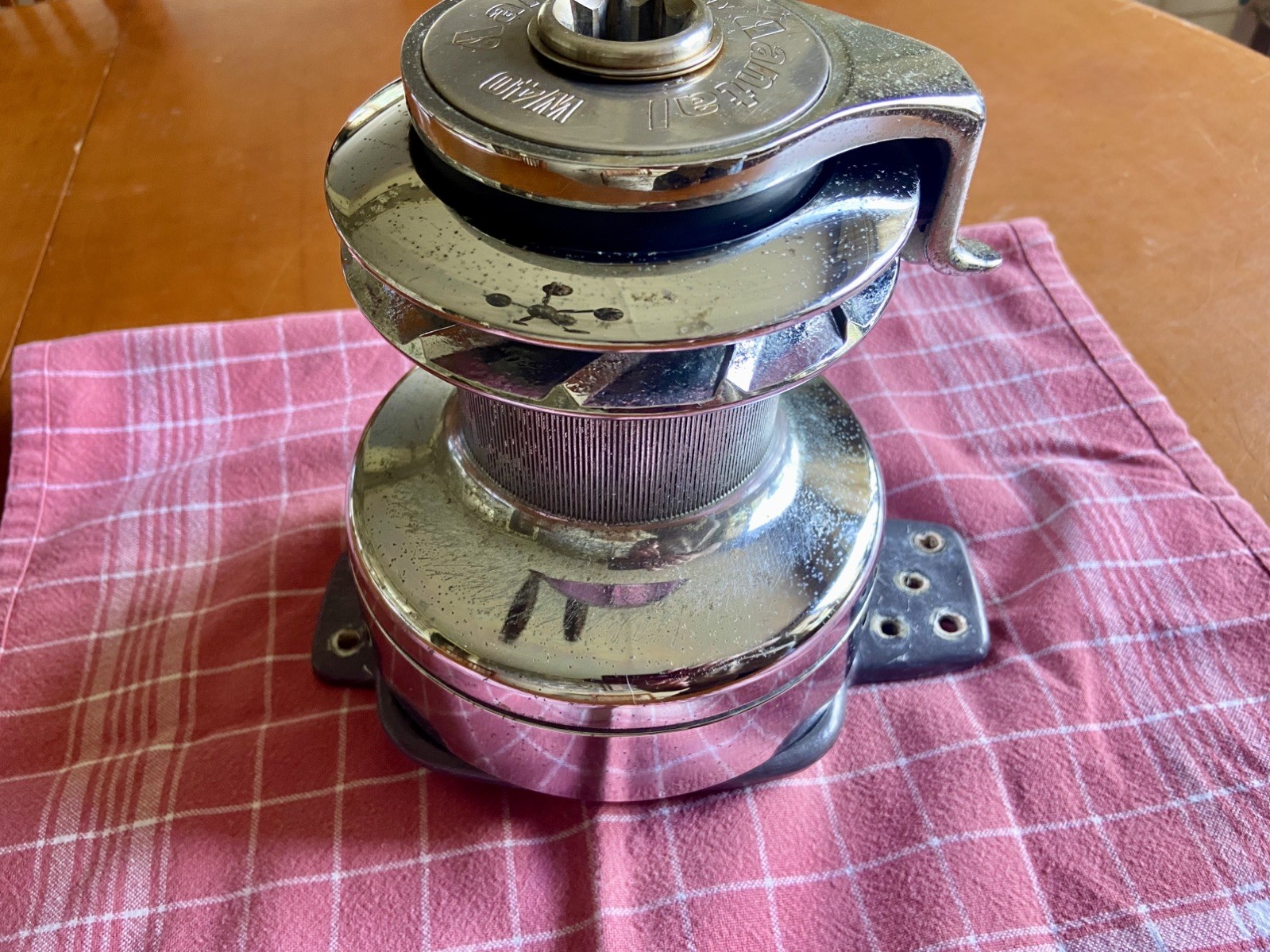 ANTAL W40 Sailboat Winch Two-Speed Chrome Self-Tailing  40:1 Power Ratio Boat