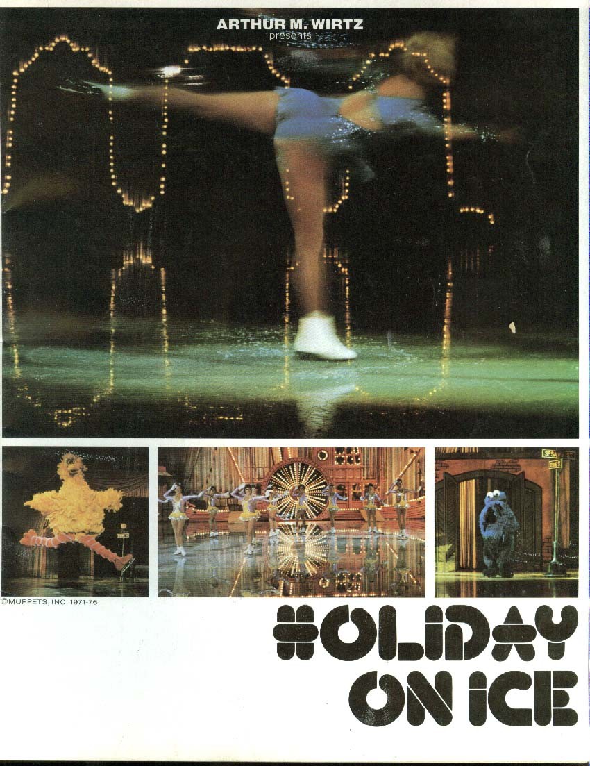 Holiday on Ice souvenir program with Peggy Fleming special guest sheet