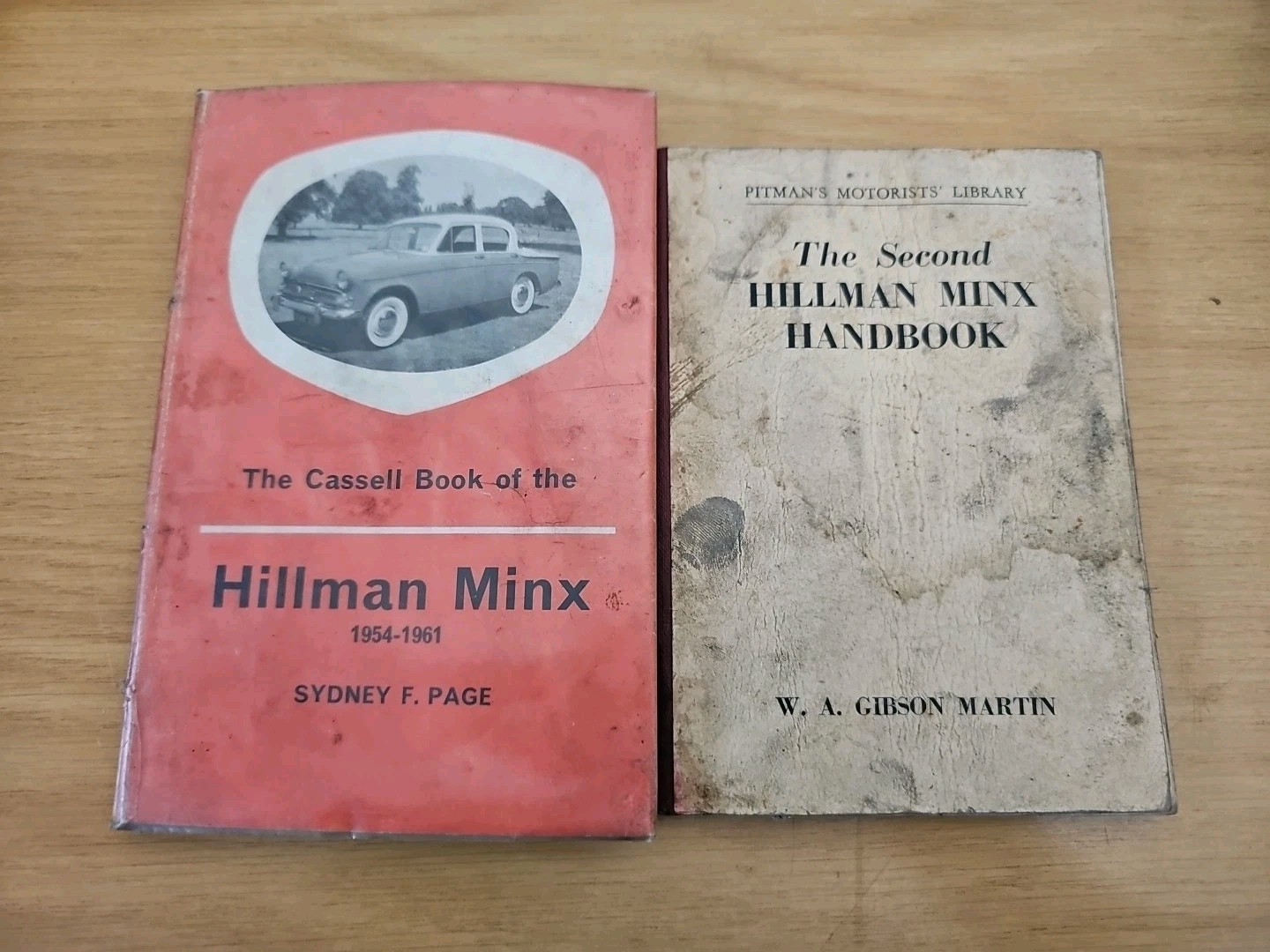 The Cassell Book Of The Hillman Minx 1954-61 + The Second Book By Gibson Martin