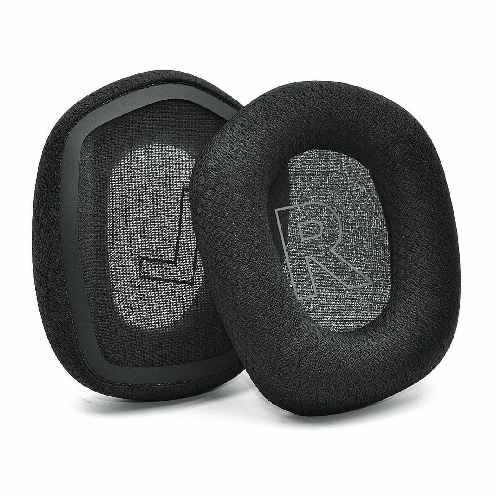 Black Ear Pads Cushion For Logitech G733 Lightspeed Wireless Headset