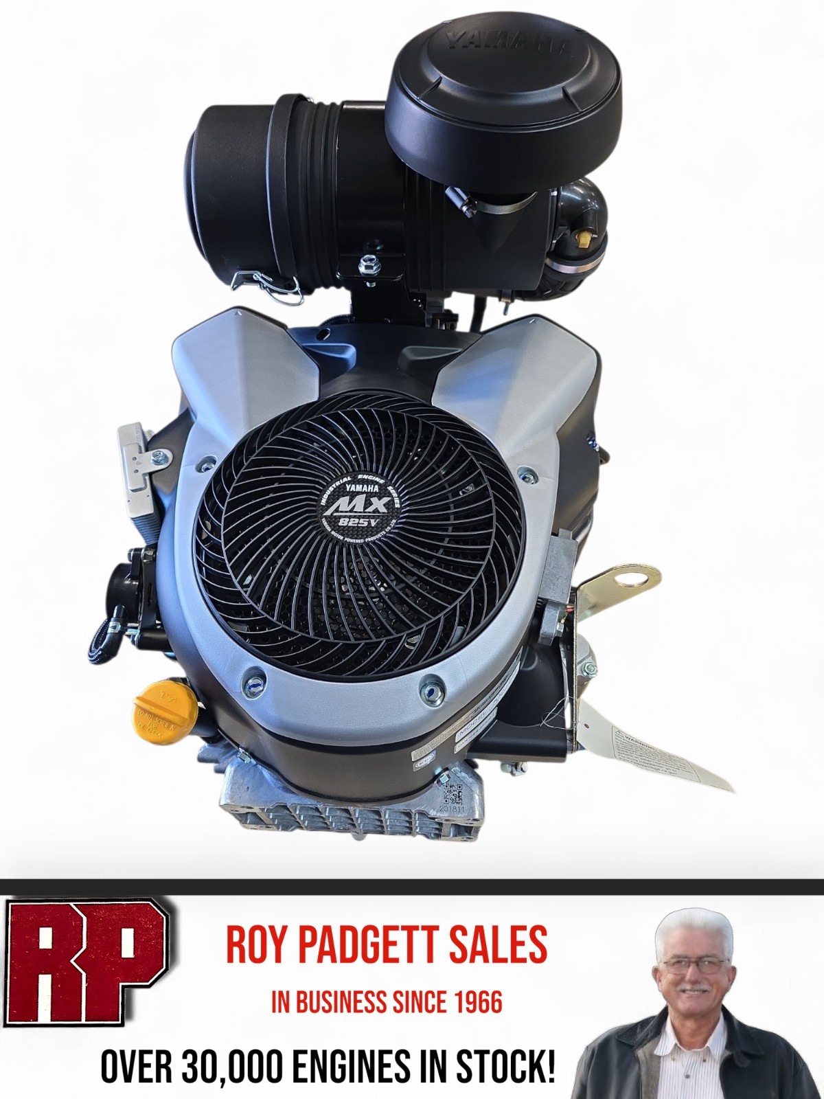 Yamaha 27HP Vertical Twin Engine 1-1/8"D x 4-9/32" MX 825V 7UCJ-010 NEW