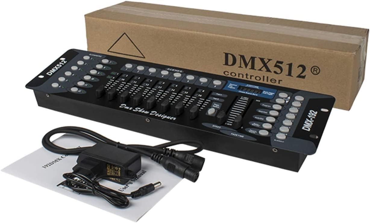 192 DMX DJ Controller - LCD Display DMX Controller for DJ Lights, Pubs, Night...