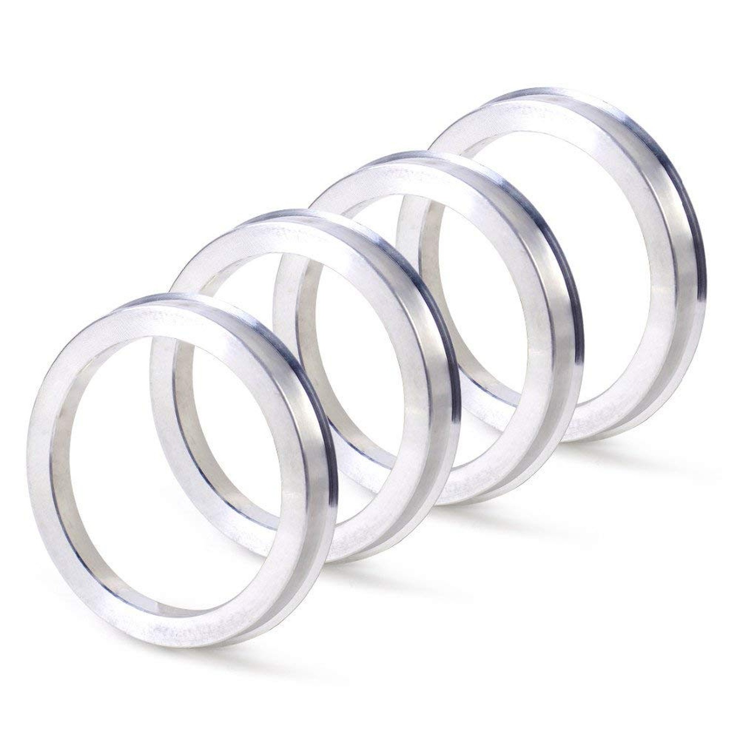 4pcs Wheel Hub Centric Rings 72.6 to 54.1 - OD=72.6mm ID=54.1mm - Aluminium A...
