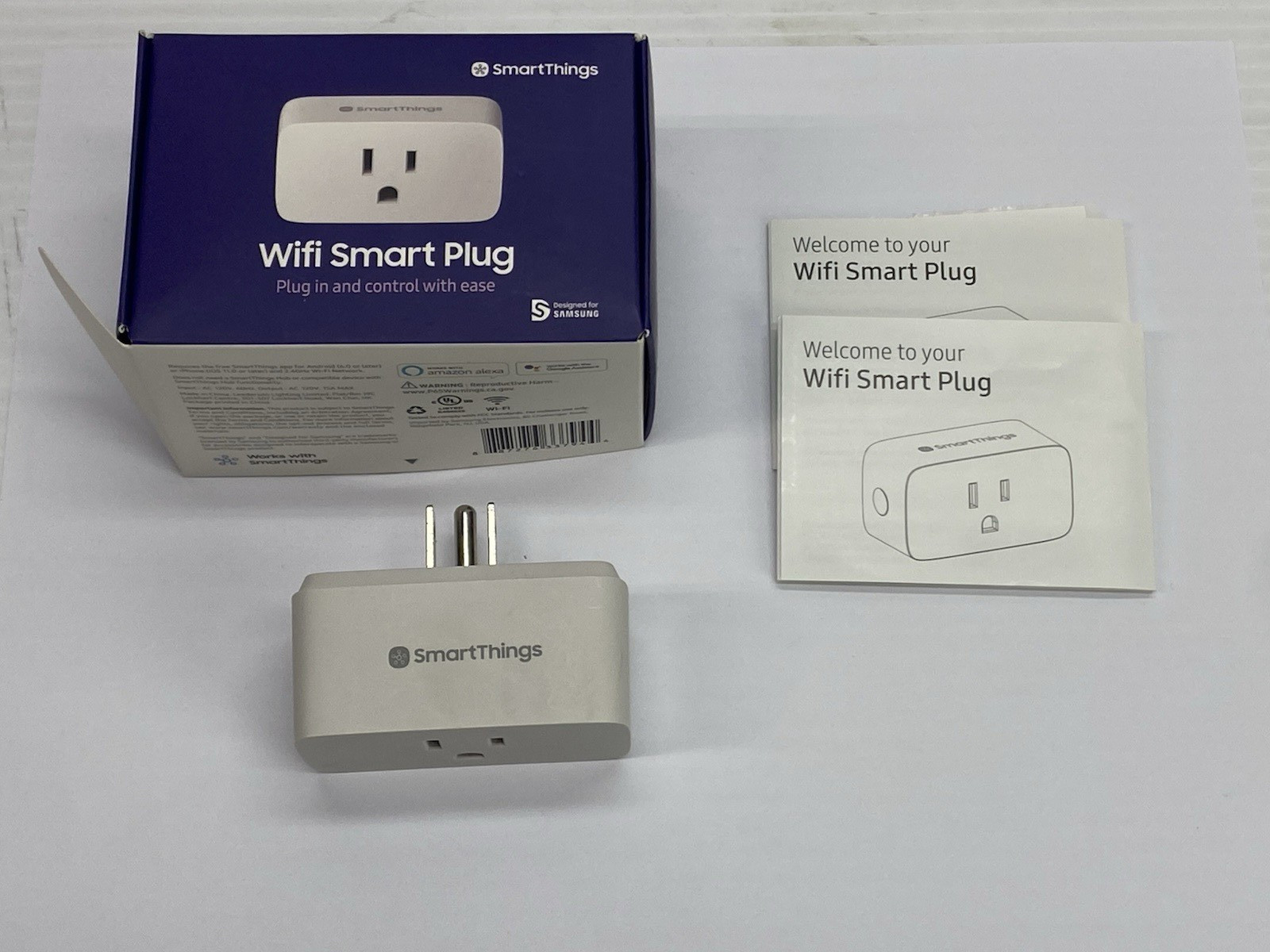 Samsung SmartThings WiFi Smart Plug Alexa / Bixby/ Google Home Assistant Used