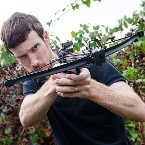 Avalanche Mini Crossbow Tactical Pistol 50-lb 150FPS w/5 Bolts and T (FVS029827)