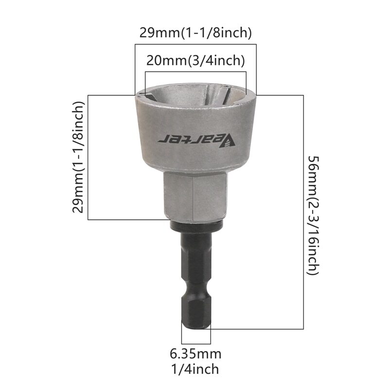 Deburring External Chamfer Tool, Drill Bit Remove Burr, Nut Repair Attachment