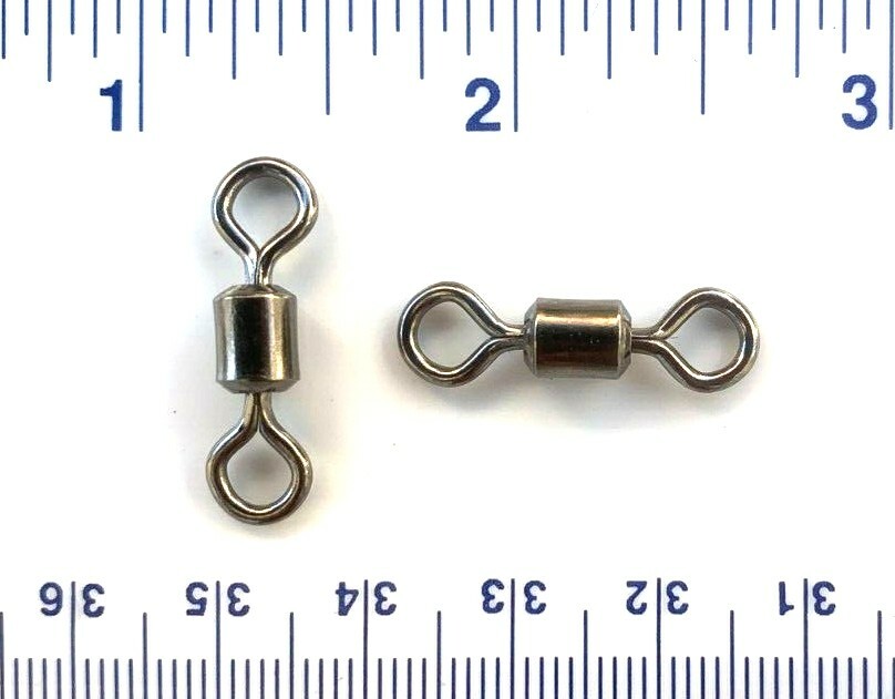 1000 GT Super Strong Black Rolling Power Fishing Swivels Size 2/0 - 165# Test