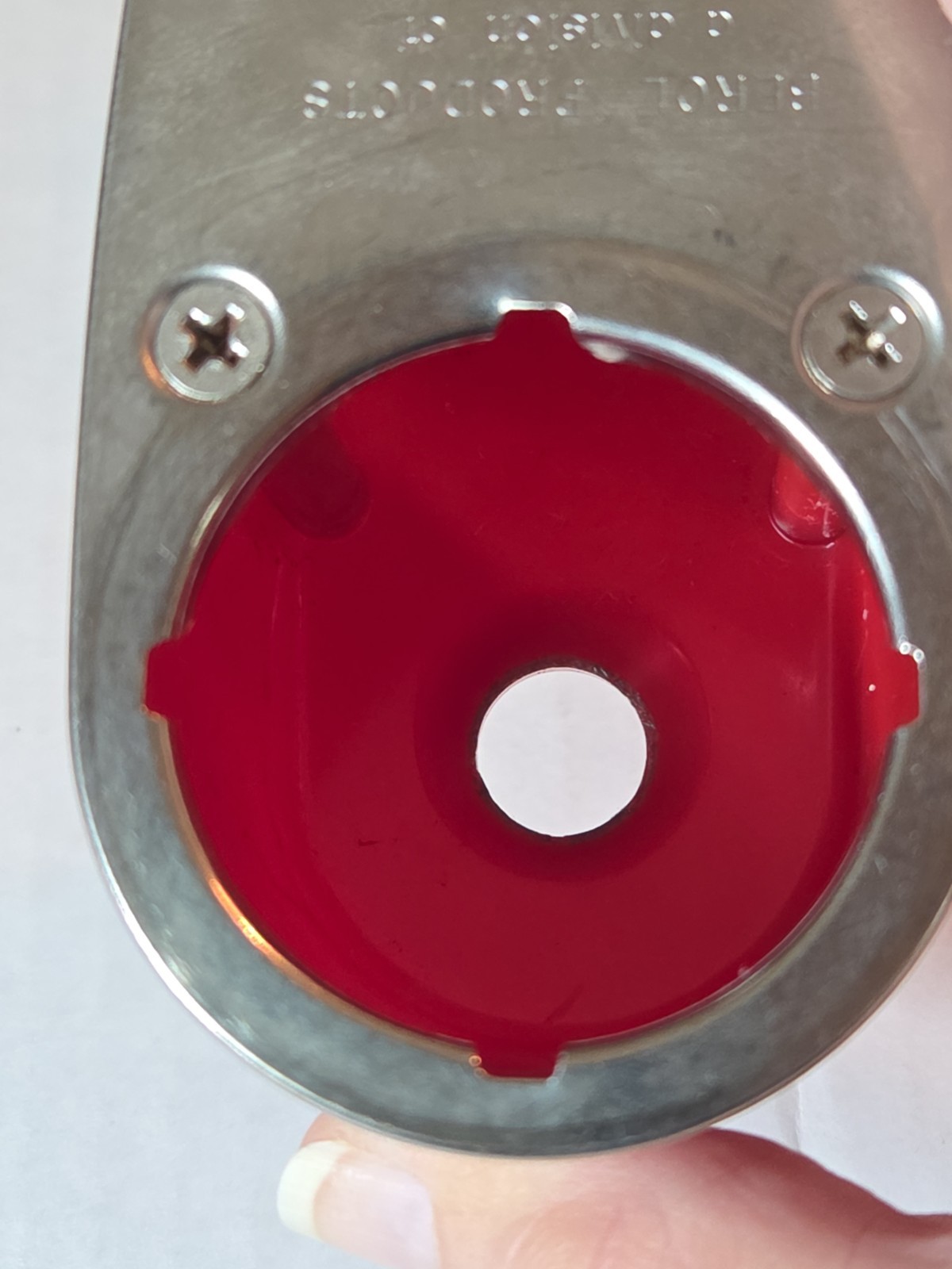 Vintage Red APSCO Berol Wall/Table Mount Manual Pencil Sharpener