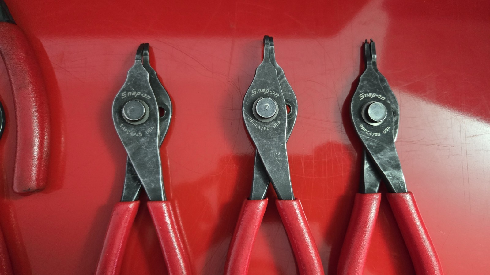 Snap-on tools Red Master 10-Piece Snap Ring Plier Set
