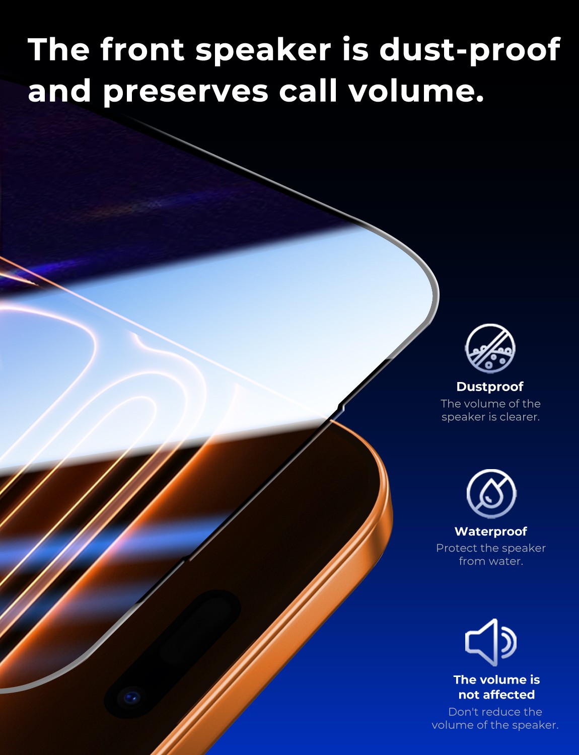 MAGIC JOHN 2 Pack Clear for iPhone 17 Pro Max Screen Protector tempered Glass
