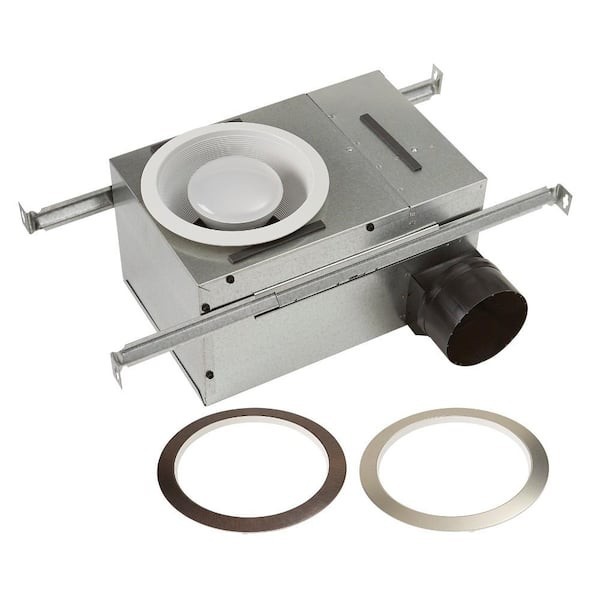 Broan-NuTone 744RNL Ceiling Bathroom Exhaust Fan with Light Easy Change Trim Kit