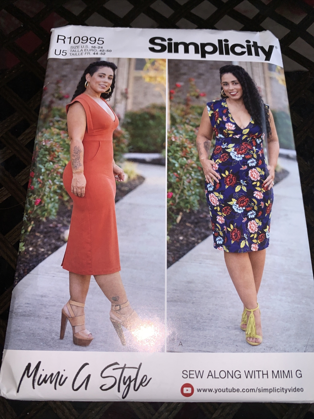 Womens/Misses Mimi G Dresses Sewing Pattern/Simplicity R10995-S9261/SZ 16-24/UCN