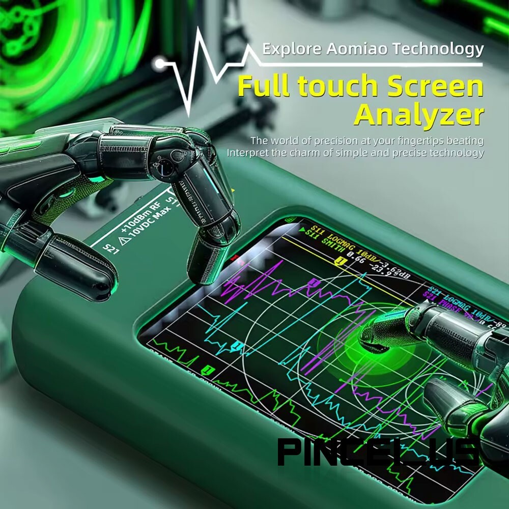 BSIDE P5 10KHz-1.5GHz Vector Network Analyzer VNA Spectrum Analyzer Screen