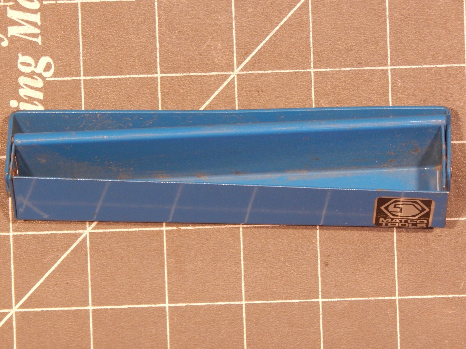 Matco Tools 1/4" Drive Metric Semi Deep ?? Socket Set Tray Holder Dr Blue
