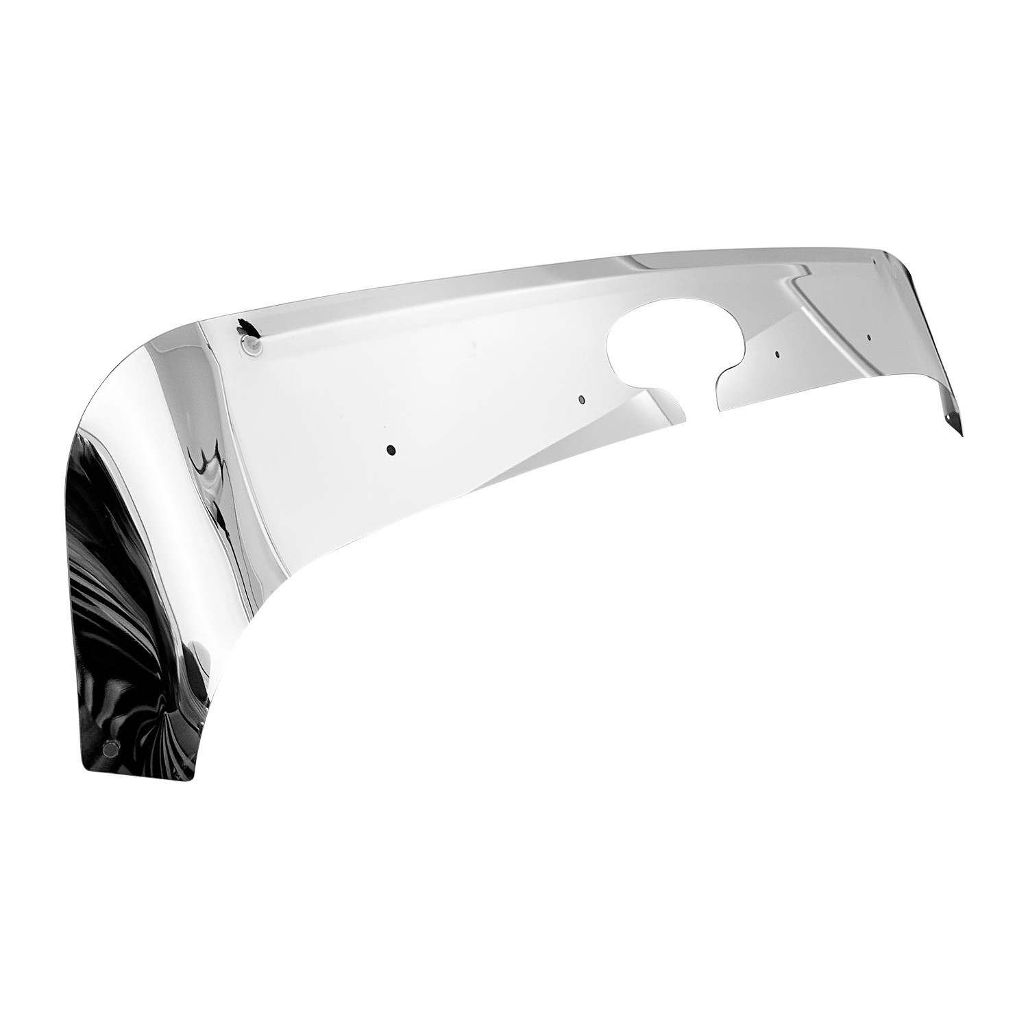 New Hood Shield Bug Deflector Stainless Steel For 2006+ Peterbilt Truck 384/386