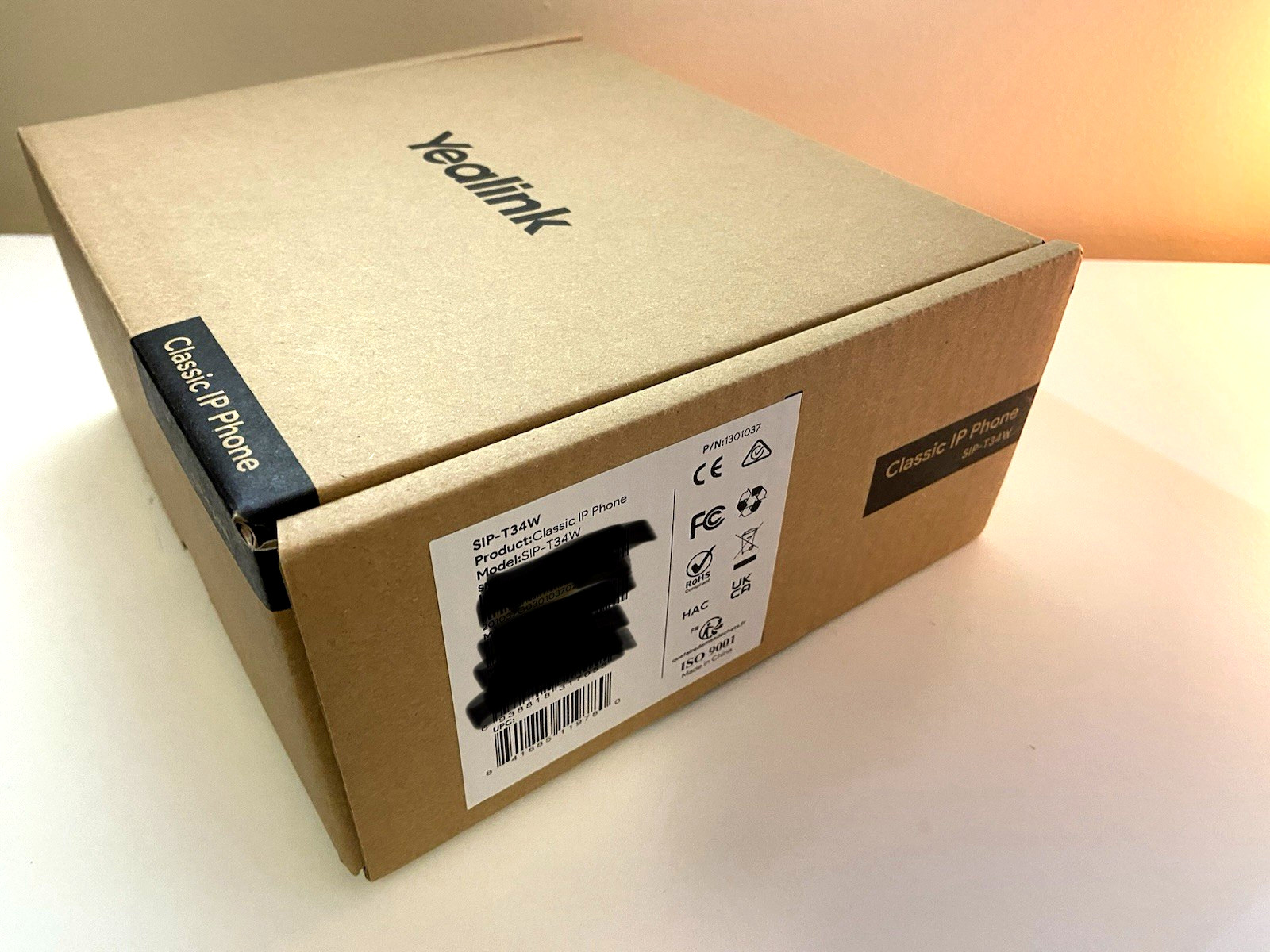 Yealink T34W IP Phone with Wi-Fi & Bluetooth - includes External Power Adapter