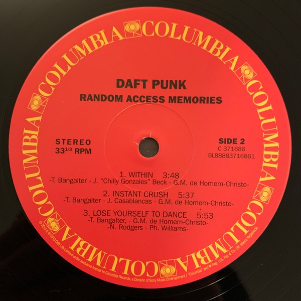 Daft Punk - Random Access Memories (2x VINYL) - HOUSE *SEALED*