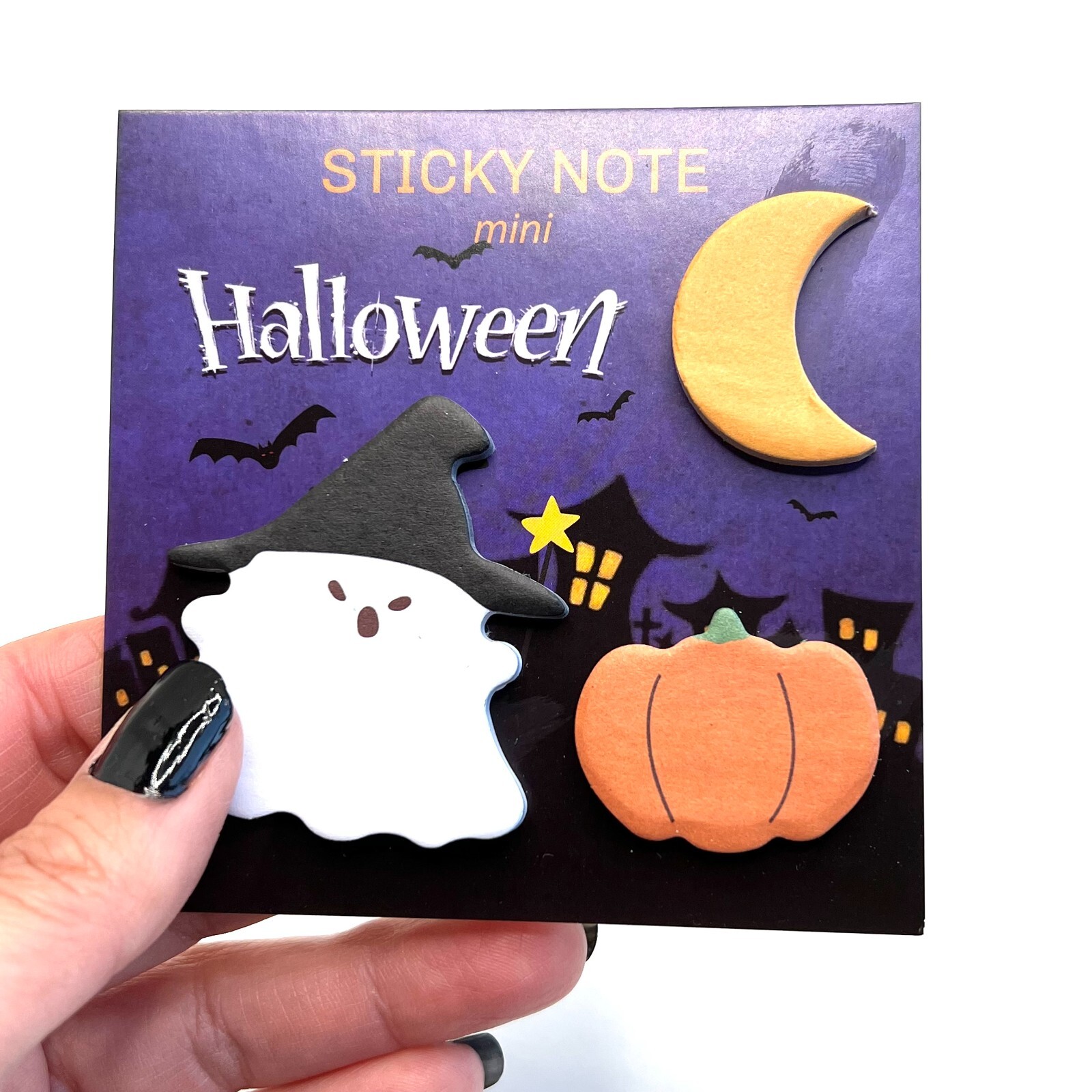 Halloween Ghost Pumpkin Mini Sticky Note Pads School Lunch Notes