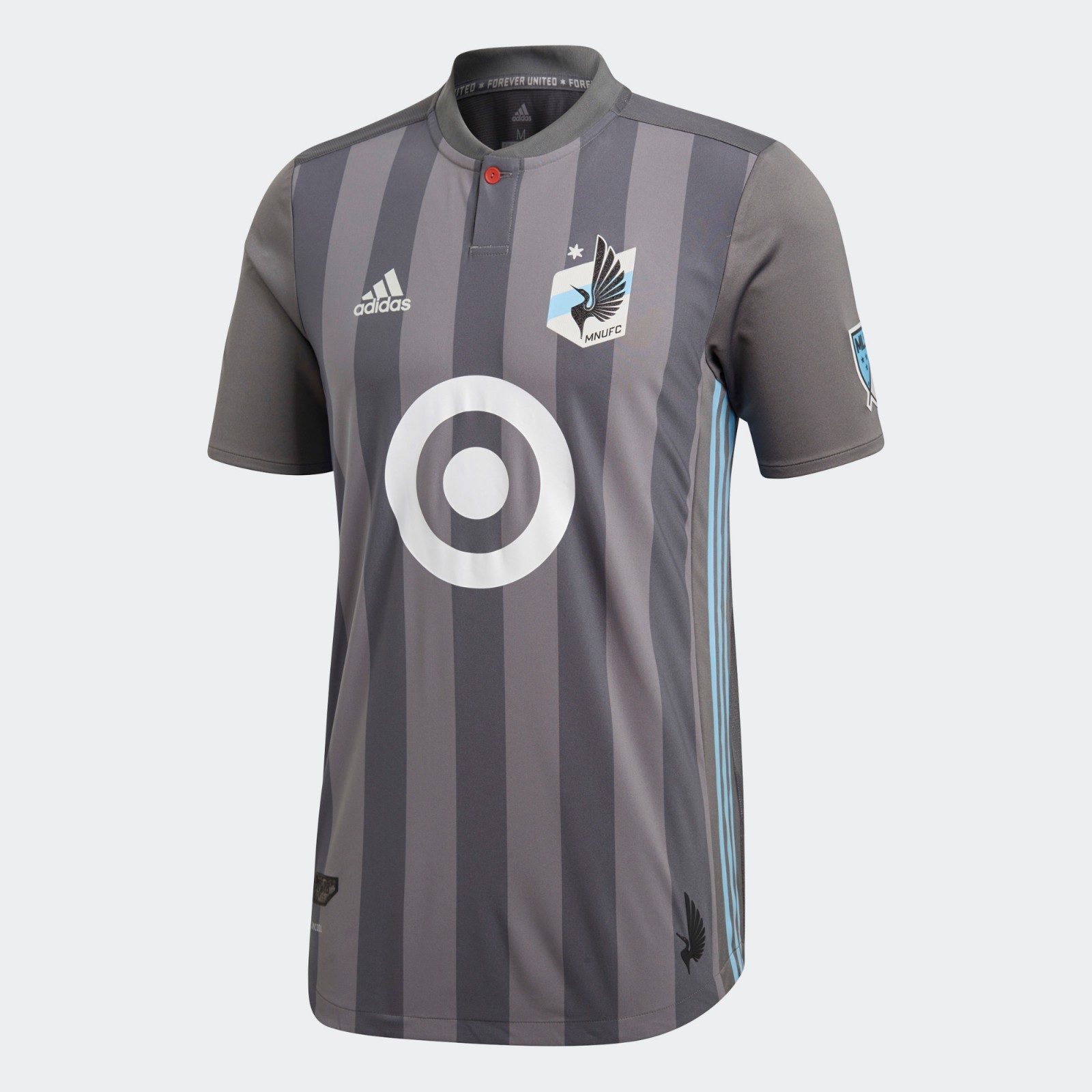 Adidas MINNESOTA UNITED FC AUTHENTIC Jersey Football Soccer Shirt Men sz Lrg NWT