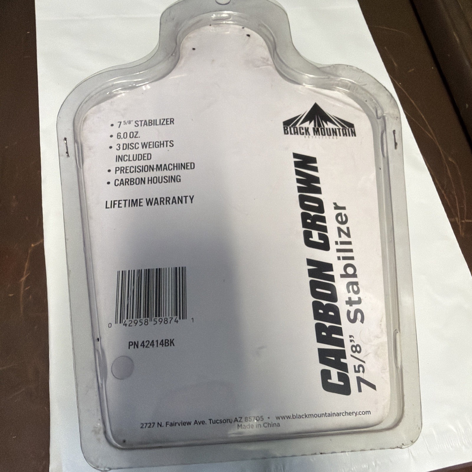Black Mountain Carbon Crown 7 5/8" Stabilizer