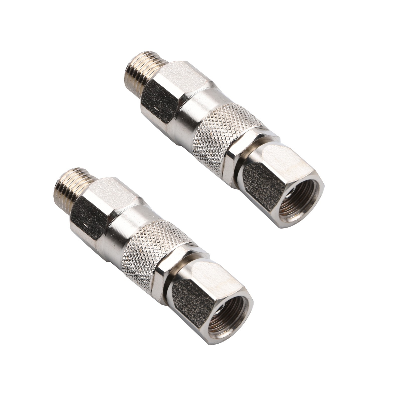 2pcs 1/4 Inch Airless Paint Sprayer Swivel Coupler for Graco for Titan Gun Hose