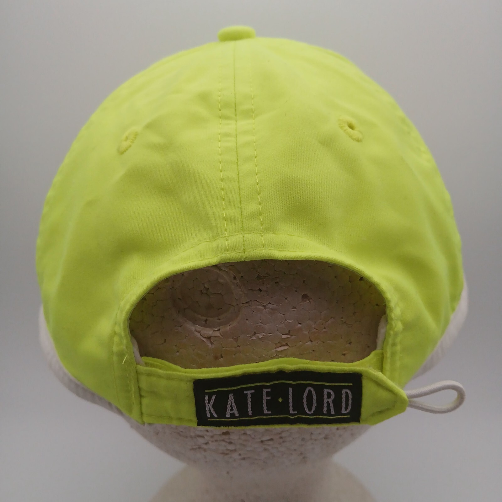 Peninsula Golf Club Hat Cap Kate Lord Womens Strap Back Neon Yellow Black Script