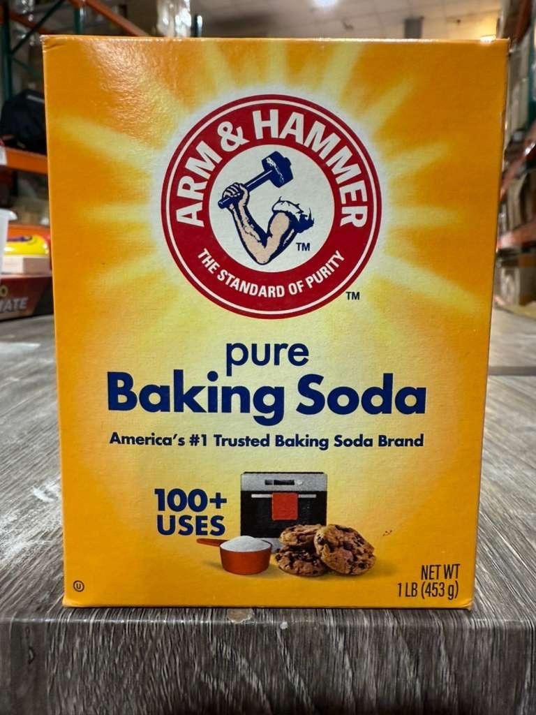Arm & Hammer Baking Soda 1 Pound Pure Bicarbonate Baking Agent 2 Pack
