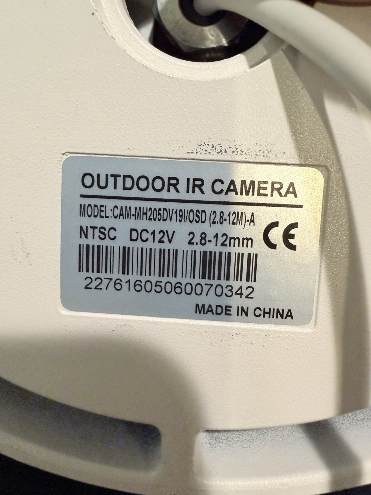 5MP HD-TVI Vandal Dome Security Camera Sony IMX326 2.8-12mm Varifocal IR