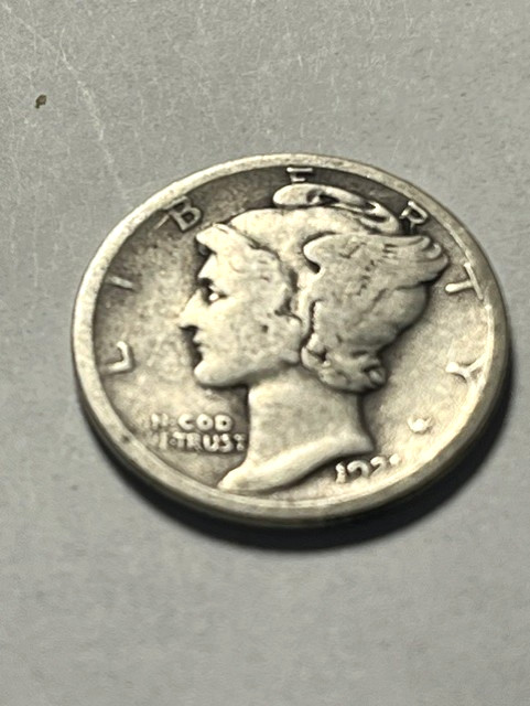 1921-P Mercury Dime/Silver/G #4636