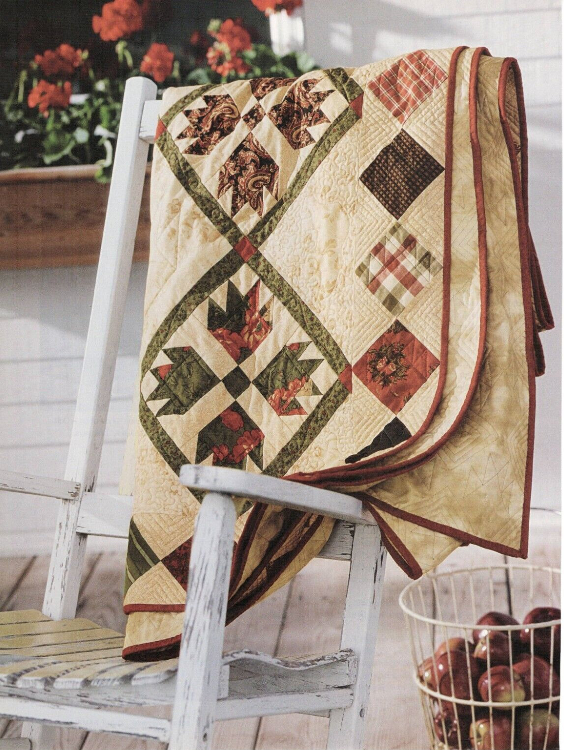 Paw Prints In The Sand Quilt Pattern Pieced OU