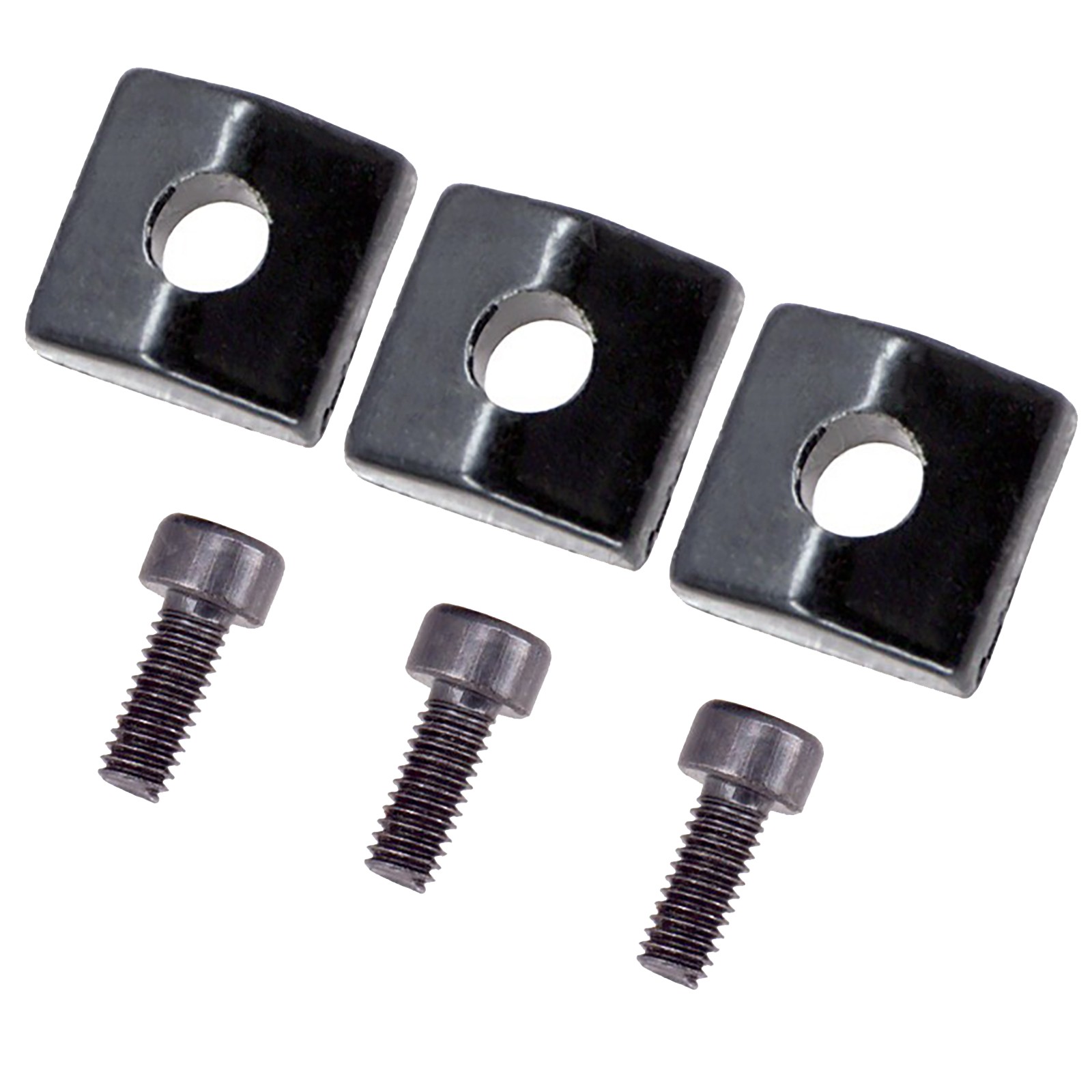 3 Pcs Electric Guitar Locking Nut Block Clamp and Screws For Floyd Rose tremolo/