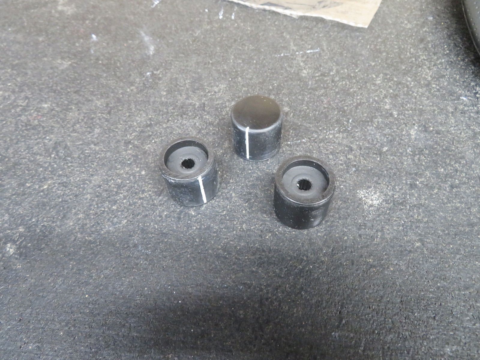 Sansui A-9 knobs x 3 new 3D abs print. With splines inside. Free shipping
