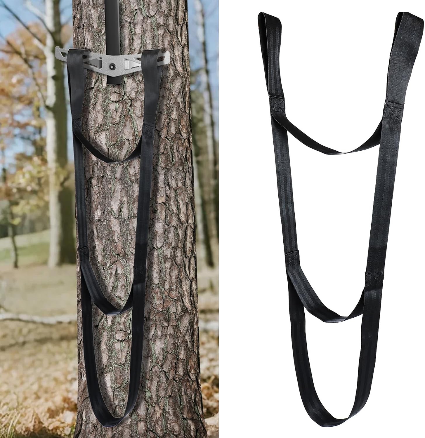 3 Step Climbing Stick Aider for Hunting – Lightweight Rope Step Aider