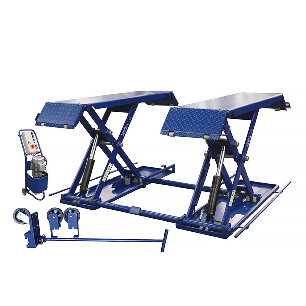 6600 lbs Mid Rise Scissor Auto Lift Pneumatic Release 110V Car Lift