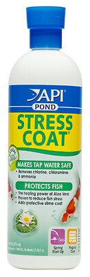 API Pond 140B Stress Coat Pond Water Conditioner, 16-oz. - Quantity 1