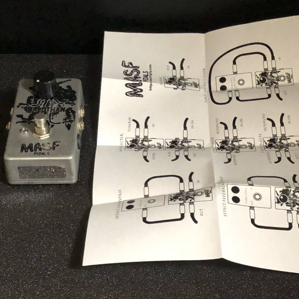 Used MASF Pedals HALOTHAN Noise Machine Oscillator Pedals
