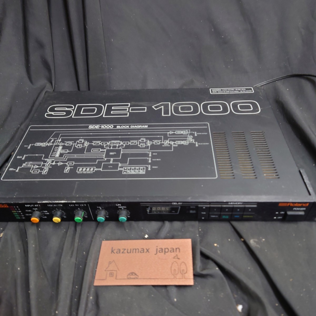 Roland SDE-1000 Digital Delay Effects Processor Rackmount Tested