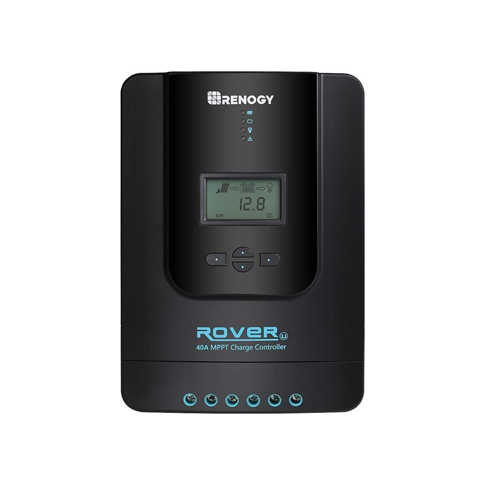 Renogy Rover 40A 12V/24V MPPT Solar Charge Controller LCD Regulator for Battery