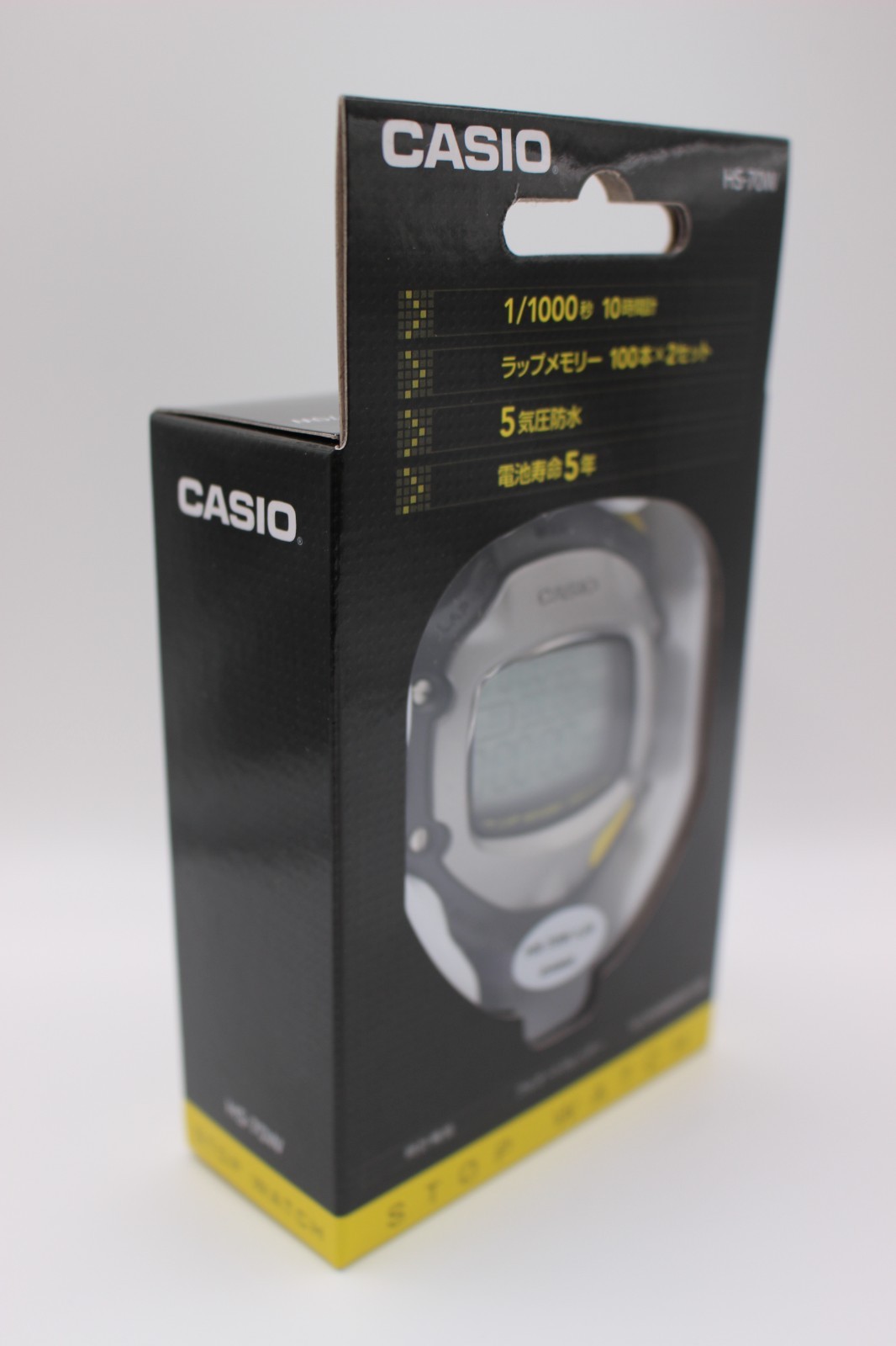 Casio HS-70W-1JH Professional Stopwatch 1/1000s Lap Split Memory Timer Japan