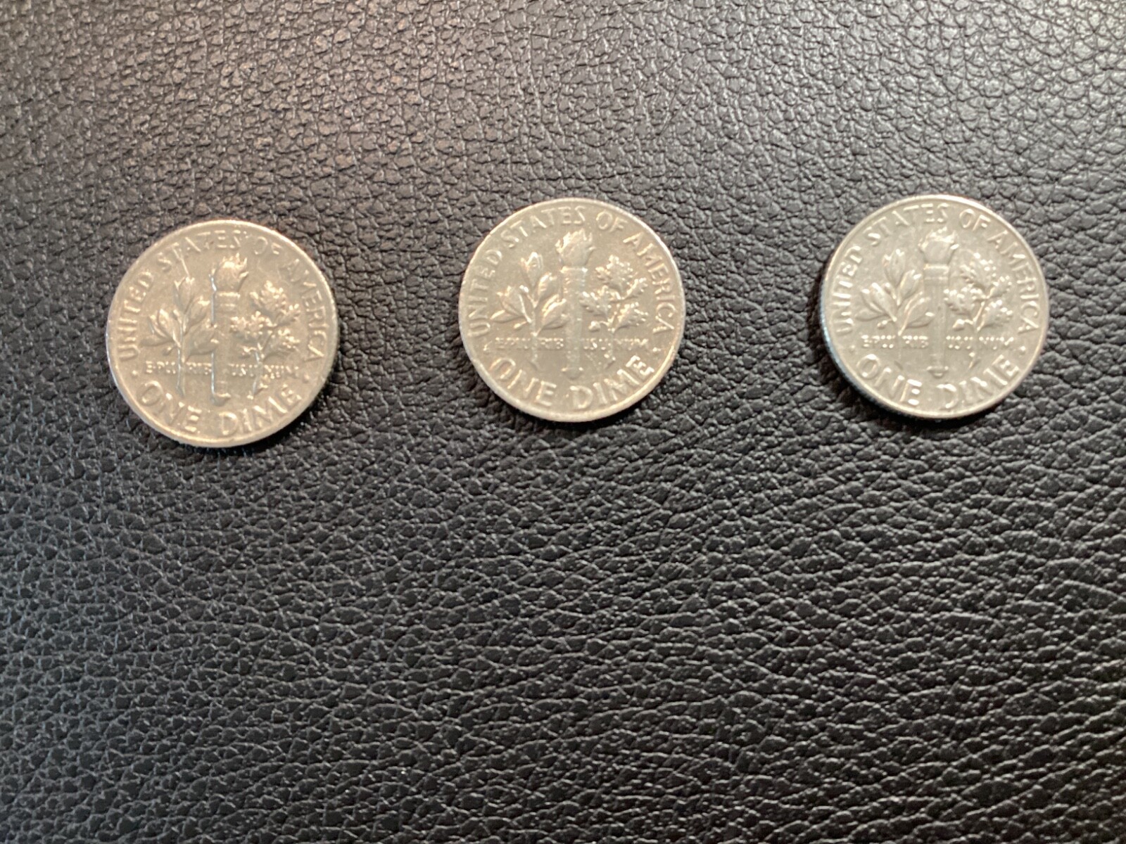 Set of 3 1966 Roosevelt Dimes