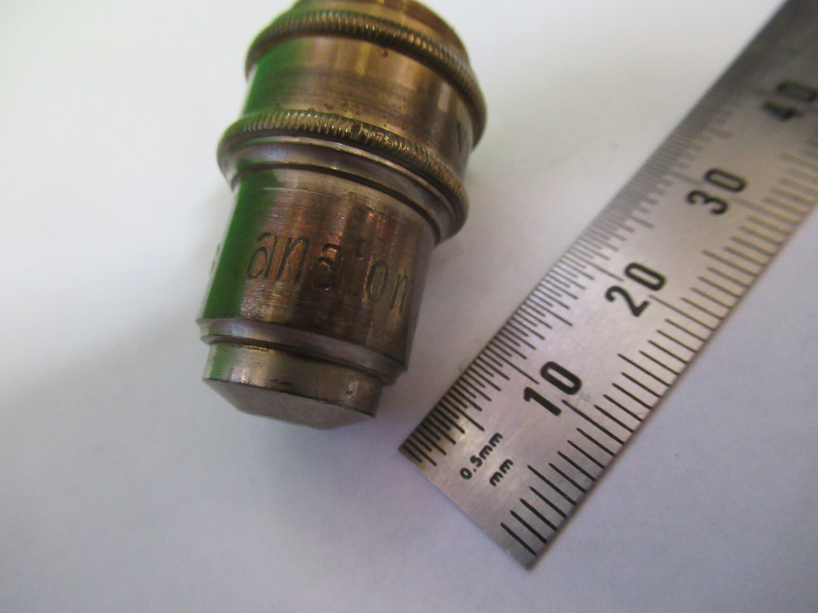 ANTIQUE SEIBERT GERMANY OBJECTIVE RARE MICROSCOPE PART AS PICTURED R2-B-35