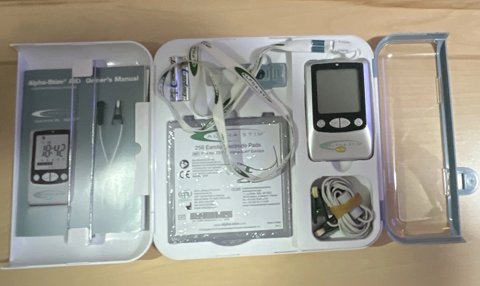 Alpha-Stim AID Device Kit Tested & Working