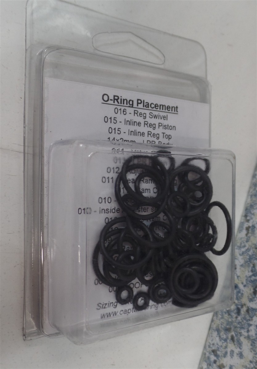 CAPTAIN O-RING Paintball PEE8C3 Eclipse Ego8 O-Ring Kit 3x Rebuild Kit NEW