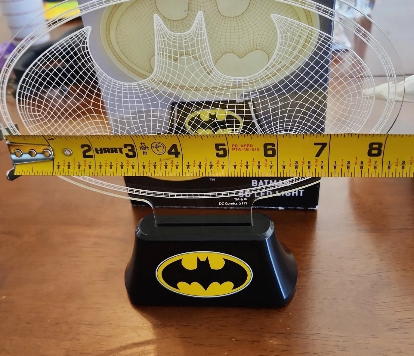 Batman 3D LED Logo light DC Comics Acrylic Edge Light DC Classic Comics Lamp