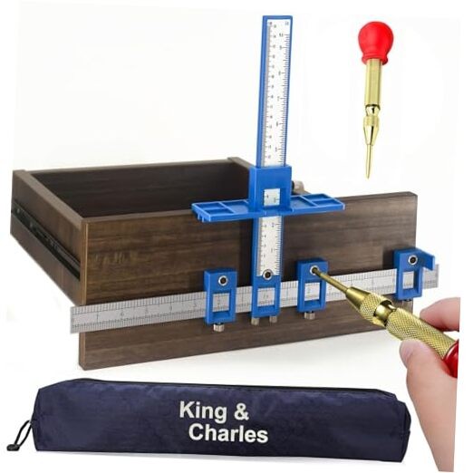 Cabinet Hardware Jig, Cabinet Handle Jig with Automatic Center ORIGINAL-ABS