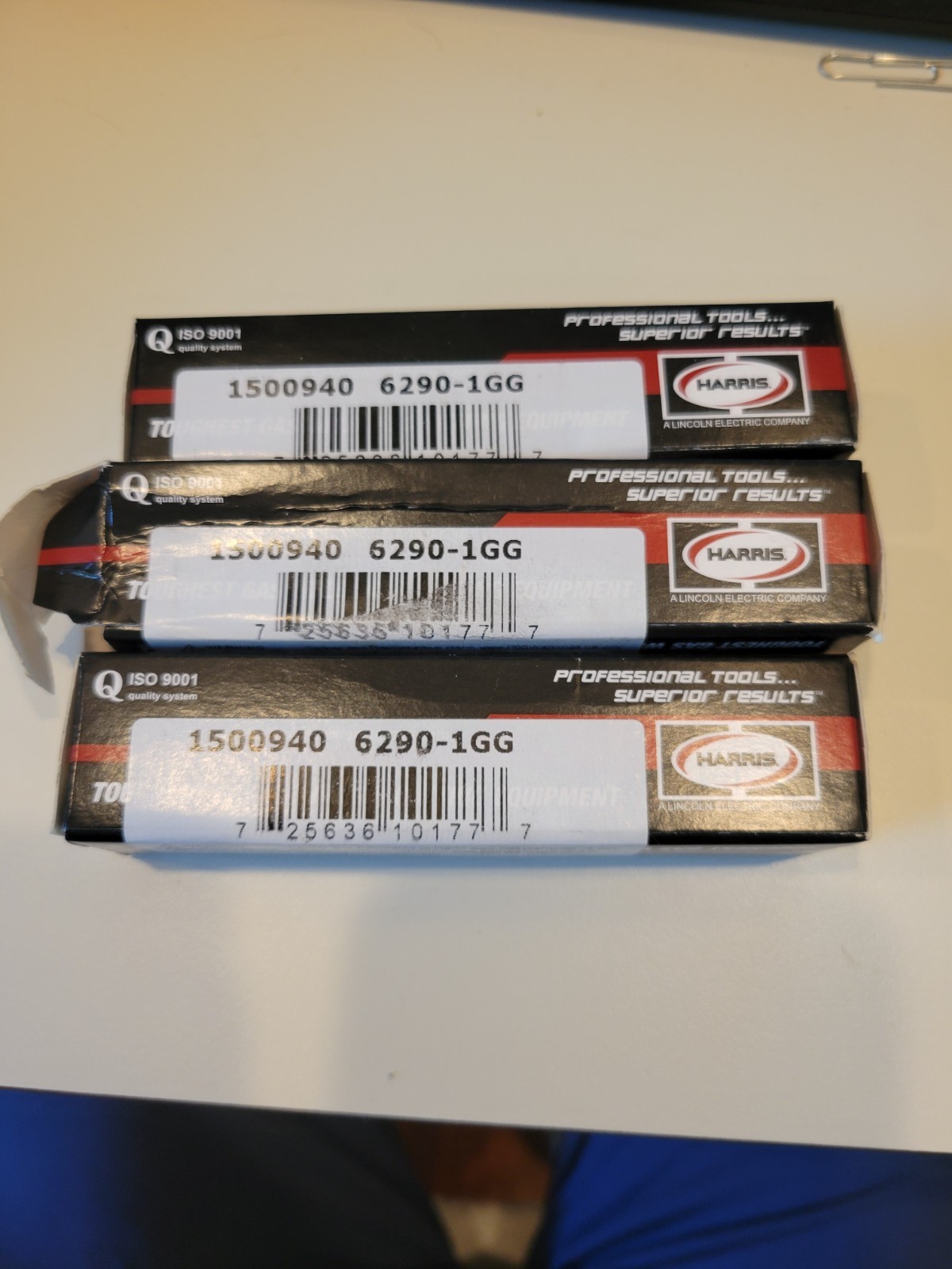 3EA HARRIS 6290-1GG TORCH TIPS 1500940 GOUGER 2-PIECE NATURAL GAS/PROPANE