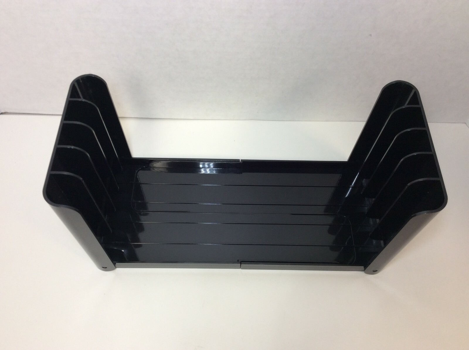 Business Source, File Holder, Black, Plastic, Adjustable, 26374, 1/Box,
