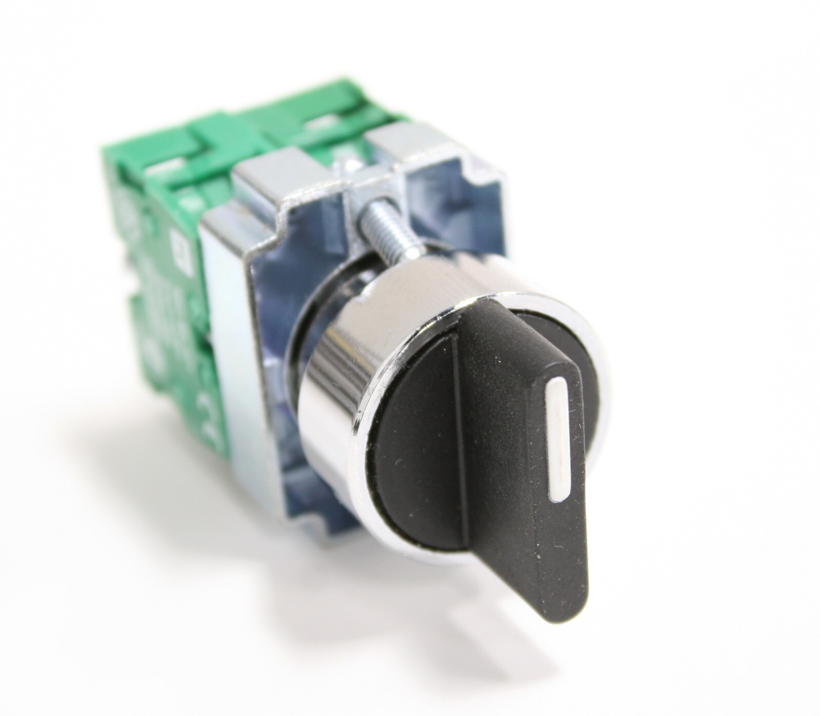 RB2-BD7 22.5mm 3 Pos Spring Return Left to Centre Selector Switch C/W 2NO BE101